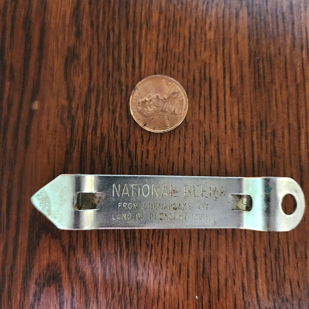Rare Vintage National Brewing Company can/bottle opener